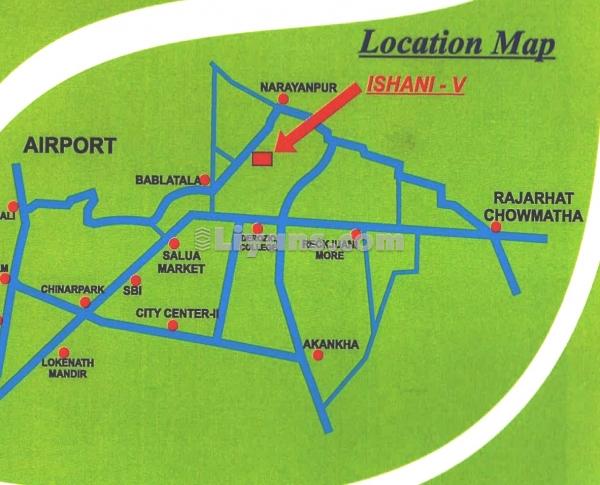 Location Map of Ishani V